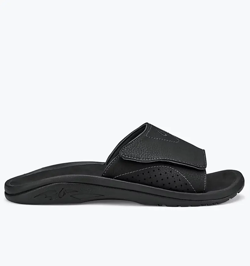 TOMMY BAHAMA Men's OluKai Nalu Slide Sandals - Black