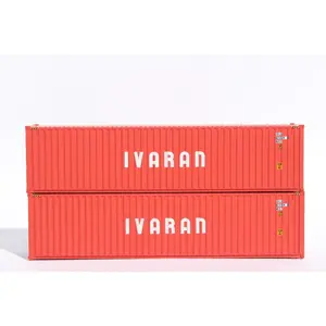 Jacksonville Terminal Company 405058 IVARAN 40' HIGH CUBE containers with Magnetic system, Corrugated-side. JTC # 405058, N Scale