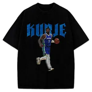 Kyrie T-Shirt Basketball Custom Design phic T-Shirt For Dallas Fans Cotton Menswear