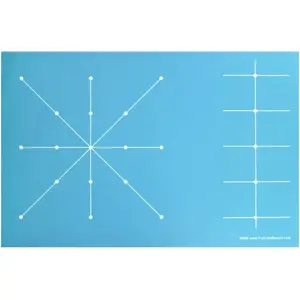 Full Line Stencil Machine Quilting Guide Template for Blocks and Borders for Free Motion Domestic Hand Long-Arm Quilting (30595)