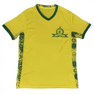 25-26Mamelodi Sundowns Home Soccer Jersey S-2XL Ready Stock Top Quality Quickly dying Cheap