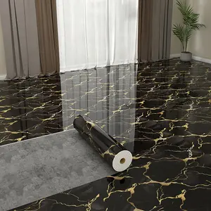 15.75in*118.11in Thickened Self-Adhesive Marble Pattern Wallpaper - Removable Marble Texture Panel, Luxurious Marble Appearance, Easy DIY Installation, Peel and Stick,Suitable for Kitchen, Bathroom, Bedroom,Living Room Walls and Floors.