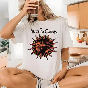 [SALE UP TO 30%] Alice In Chains Lollapalooza 93 Vintage Grunge Band Unisex T-shirt S-5XL Unisex Shirt Made Using 100% US Cotton, Design & Printed In The USA.
