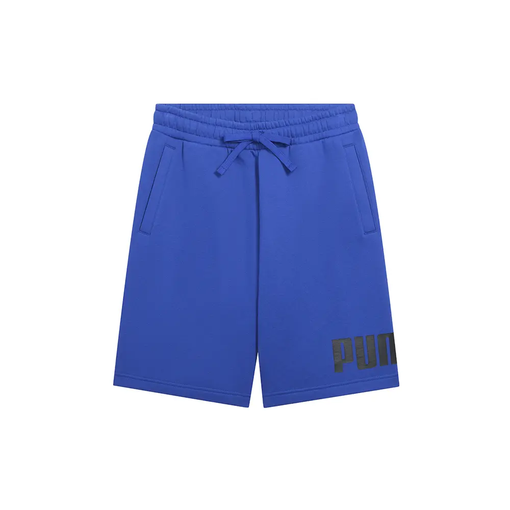 PUMA Mens Essentials Logo 10 Inch Shorts Casual Bottoms Casual Fleece - Blue