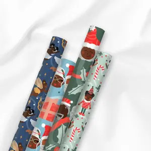Season of Joy Wrapping Paper Bundle Pack (4 Rolls)