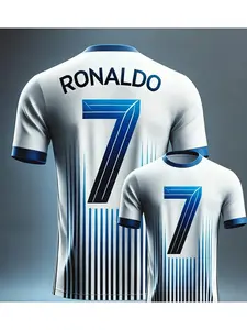 2026 New Arrival Special Edition Ronaldo 7 Football Jersey Oversize Sport Short Sleeve Training Uniform Soccer Jersey Kid Tshirt Sports Apparel