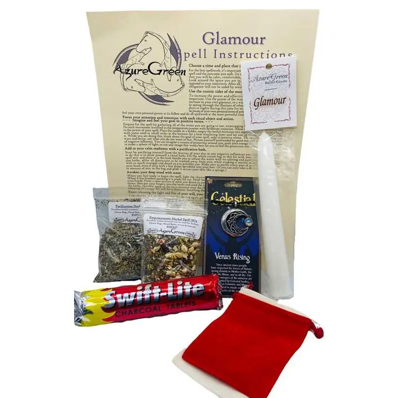 Glamour Ritual Candle Kit — Guided Home Self-Expression &amp; Confidence Set