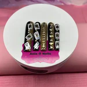 XXX long square nails