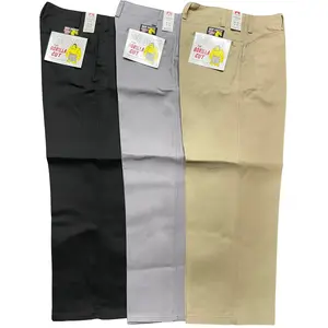 Ben Davis Men's Gorilla Cut Twill Pants Loose Fit Cotton Blend Plain Trouser Streetwear