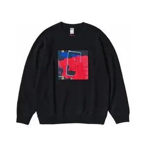 KAWS x Uniqlo Warhol Graphic Sweatshirt Black Men's