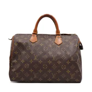 Pre-owned Louis Vuitton canvas Shoulder Bags Monogram Speedy 30 Boston Bag VI0952 (27479)