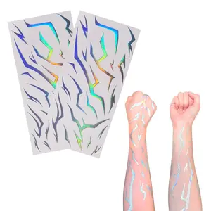 New Anime Laser Lightning Sticker