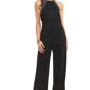 Suede Jumpsuit