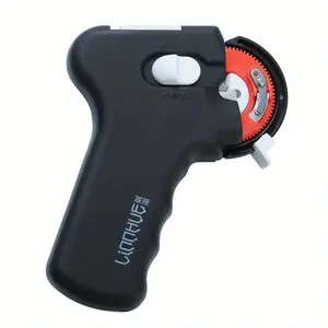 PVC Material Automatic Fishing Hook Tyer Tool, 1pc Electric Fish Line Knotter, Non-Waterproof Battery-Operated Hook Tying Fishing Equipment