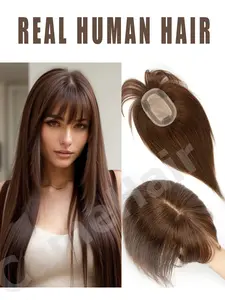 Women's Clip-In Face Framing Bangs Hairpiece, Natural Hair Quality with 360° 3D Effect, Perfect for Thinning Hair and Coverage, Adds and Natural Highlights