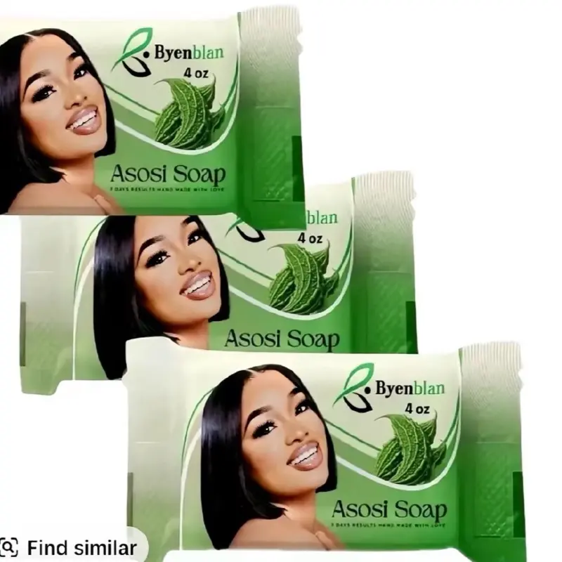 BYENBLAN Herbal Cleansing Soap Gentle Body Bar - 4 oz, Pack of 3 Bars for Daily Skin Care & Bath Routine, Body Care, 4Oz, Gentle Cleanse