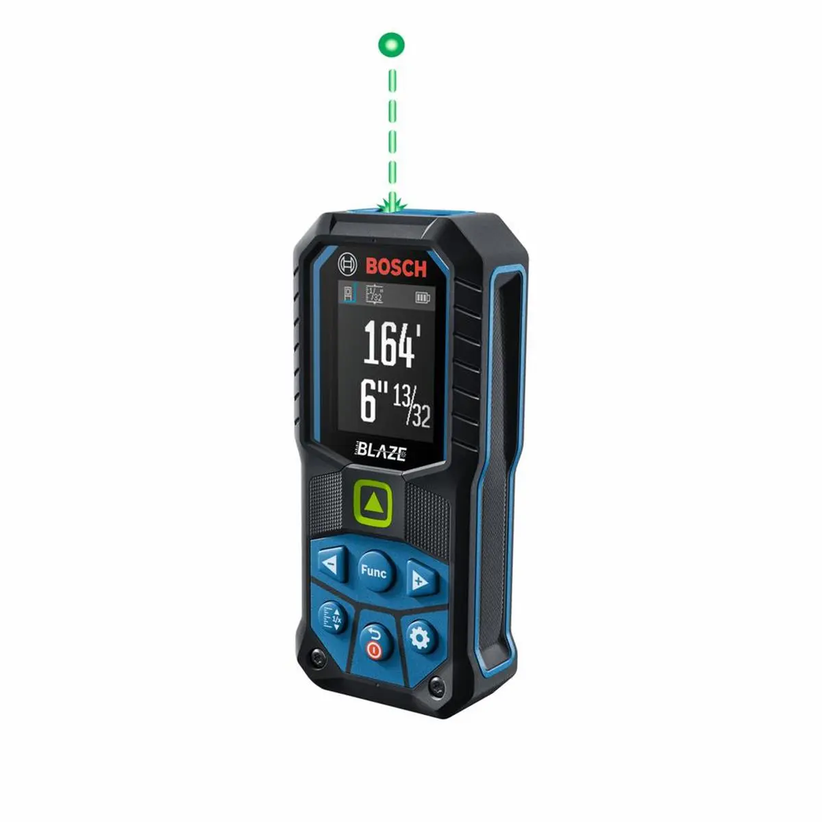 Robert Bosch 101206 165 ft. Laser Distance Tape Measuring Tool, Green, Industrial, Portable