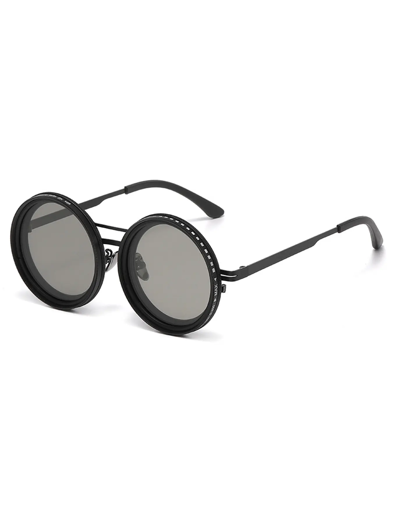 Adjustable Sunglasses Men Nd Filter Glasses ND9 Speed Dimming Sun Glasses Round Polarized Fishing Driving Eyewear Trendy Vintage Sunglasses Trendy Styling Sunglasses Fashion Sunglasses High Quality Sunglasses