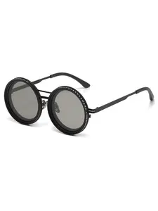 Adjustable Sunglasses Men Nd Filter Glasses ND9 Speed Dimming Sun Glasses Round Polarized Fishing Driving Eyewear Trendy Vintage Sunglasses