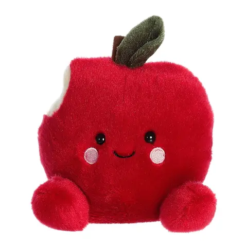Palm Pals Adorable Crisp Red Apple 5 inch Mini Soft Plush Collectable Stuffed Animal