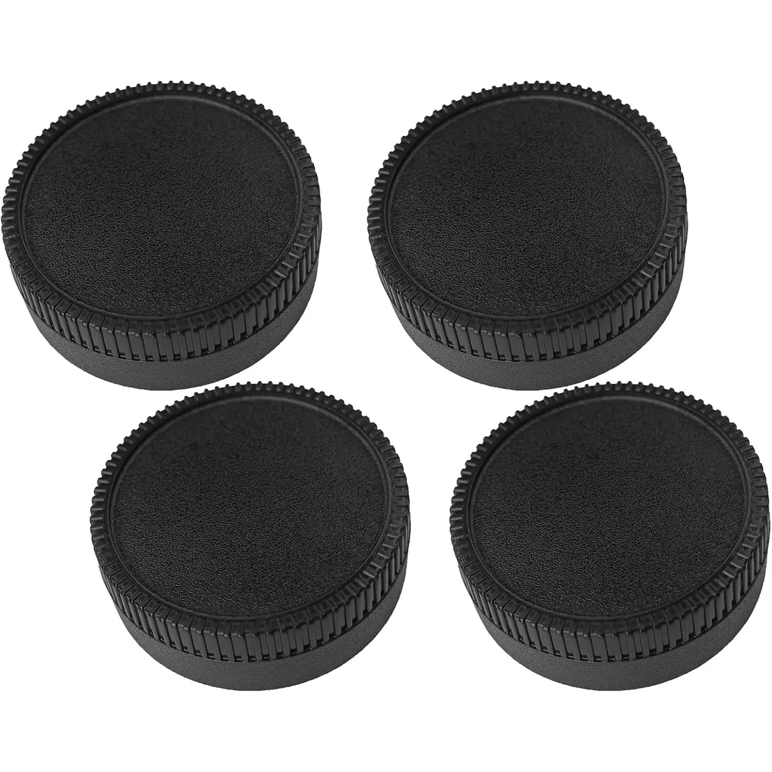 [4Pack] Rear Lens Cap Cover with Protection for Nikon AF-AF-S SLR DSLR Cameras Lenses, Camera Accessories Compatible with Nikon D5100 D7500 D7000 D850 D810 D800 D750 D350 D3500 D3400 D3300 D3200 D3100 D5600 D5500 D5300 D90 D80 D70, Lens Protection