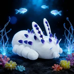 Healing-Themed Sea Bunny Plush Toy, Cute Sea Slug Doll, Marine Animal Plushie, Children's Room Decoration, Comforting Gift, Soothing Stuffed Doll, Animal-Shaped Pillow, Bedside Companion For Dorm Rooms, Cuddly stuffed animal