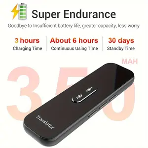 137 Languages Smart Voice Translator: Instant Real-time Translation, APP Translation Result Display, Suitable for Most Android/iOS Phones
