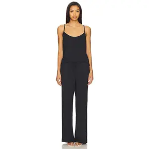 eberjey Gisele Cami & Pant Pj Set in Black