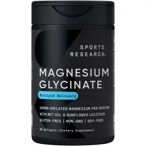 Sports Research Magnesium Glycinate 160mg (60 softgels)