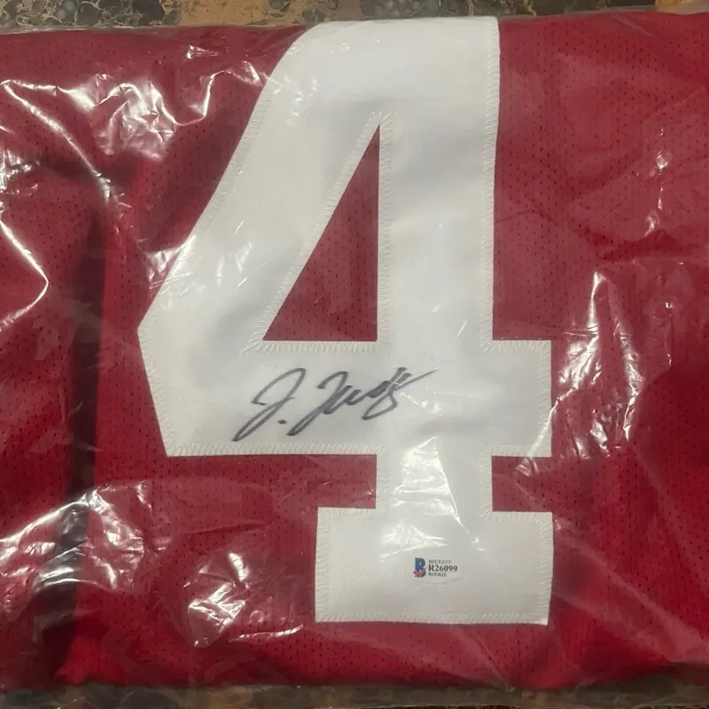 Jerry Judy certified Autographed Alabama Jersey