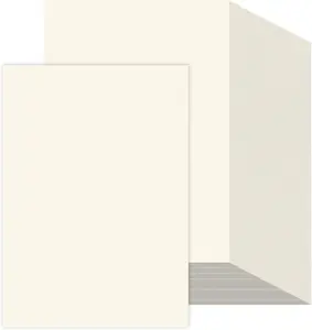 200 Sheets 8.5x11 Ivory Printer Paper, 32 lb/120 gsm Cream Cardstock Stationery Paper Compatible with Laser & Inkjet Printers for Printing, Copy, Crafts, Letters, Invitations