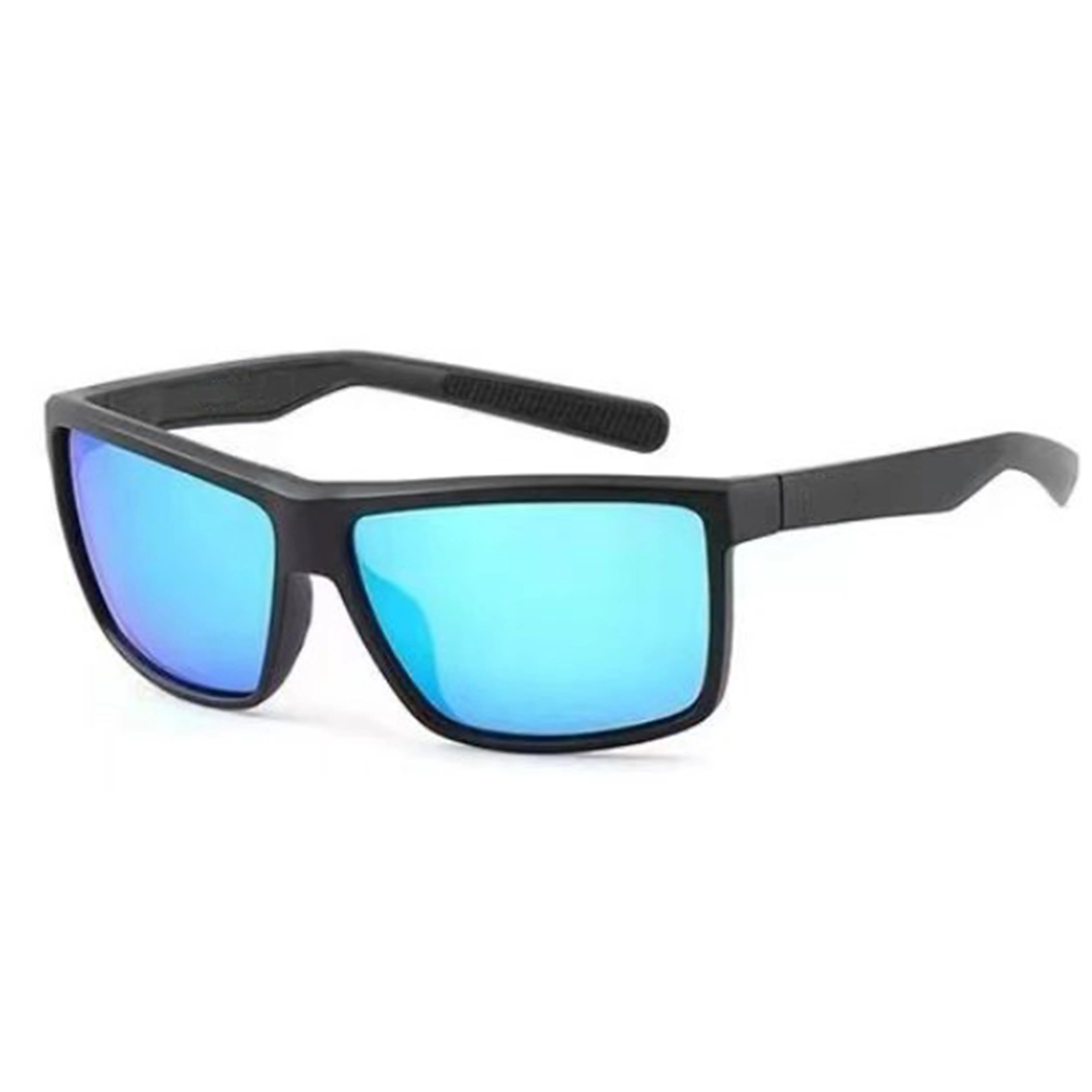 Unisex Rectangular Casual Shades - Full Rim Polycarbonate Frames, Polarized Blue Lenses, Everyday Wear Sunglasses for Women with Sun Protection, Men's Sunglasses, Polarized Lens, Plastic, Pc, Rectangle, Polarized Eyewear, Sun Protective Sunglasses