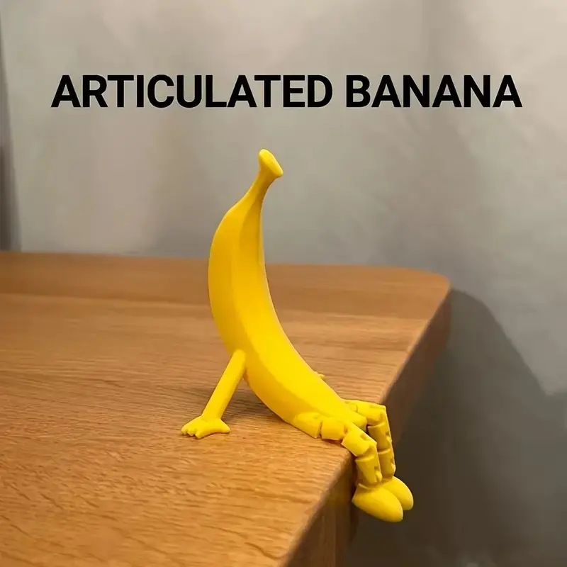 Realistic Decorative Banana Decoration, Decoration Items, Figurine Decor, Figure Decor, No Battery Needed, Perfect for Hanging or Desktop, Durable Home Office Party Decor, Fun Kitchen Restaurant Gift, Decorative Home Ornament
