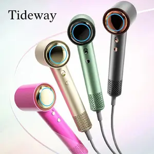 【Tideway Official】Tideway H11 Hair Dryer 110000 RPM Professional High-Speed, Rapid Drying Advanced Plasma Tech for Scalp Health, Lightweight Low Noise, Smart Temp Control, 4 Temps Travel with Magnetic Nozzle & Diffuser