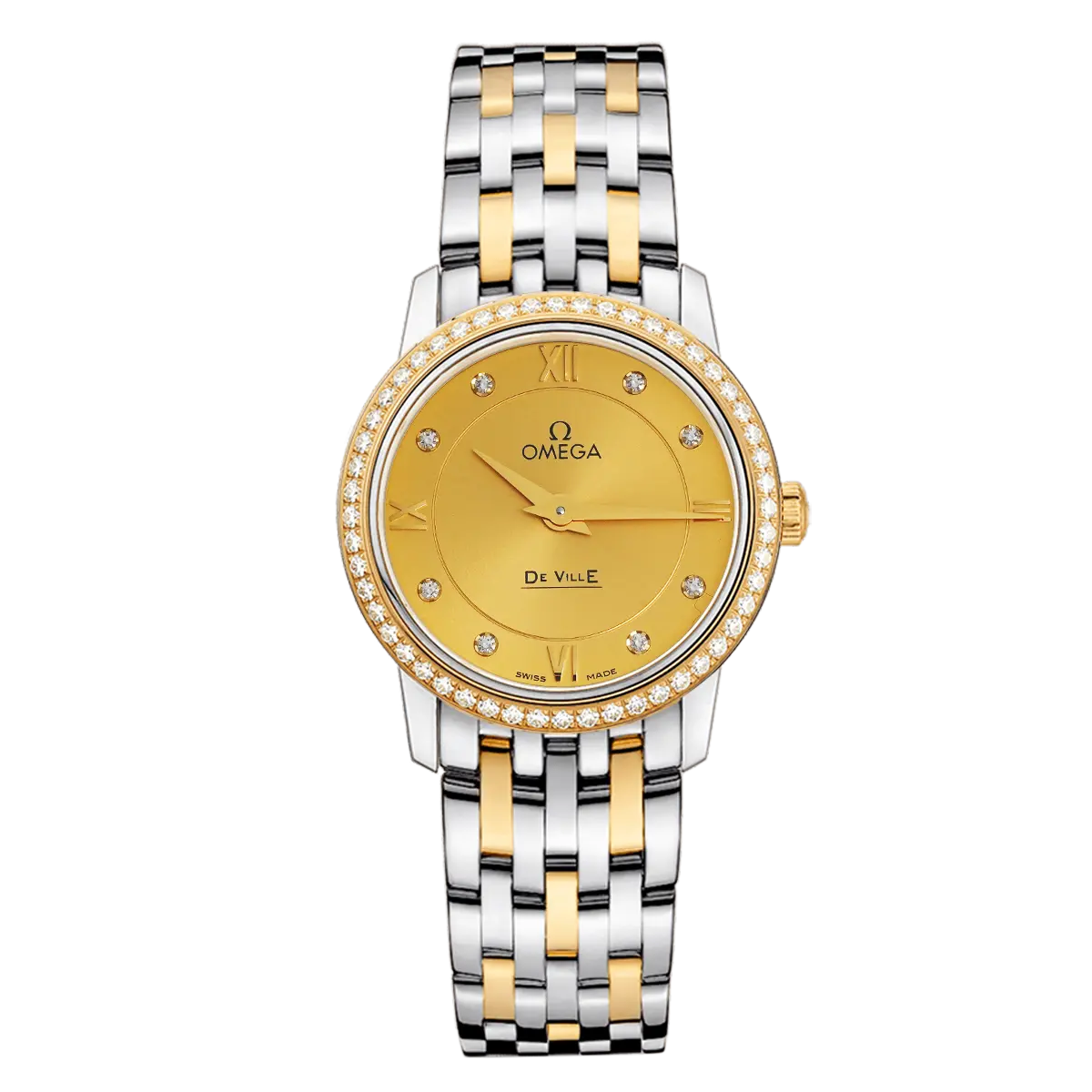 WA.Omega De Ville Prestige Quartz 27.4 mm watch 424.20.27.60.58.001/WHT020673