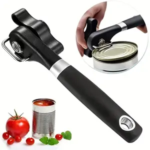 Multifunctional Can Opener, Stainless Steel Safety Can Opener, Quick Side Opening, Easy Operation, Practical Kitchen Tool