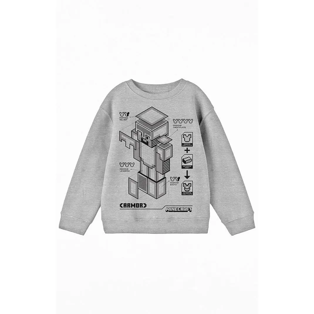 PacSun Kids Minecraft Crew Neck Sweatshirt