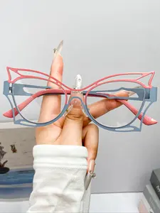 Vintage Cat Eye Frame Eyeglasses, Trendy Frames, Trendy Casual Eyeglasses for Women & Men, Stylish Trendy Eyewear, Fashion Eyeglasses for Work, Daily Clothing Decor, Perfect for Student Daily Use