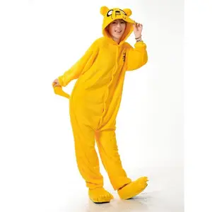 Jake Dog Kigurumi Women Men's Onesie Pajamas Halloween Party Cosplay camouflage Costumes For Adults
