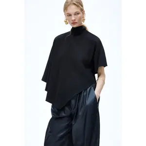 H&M Asymmetric cape blouse
