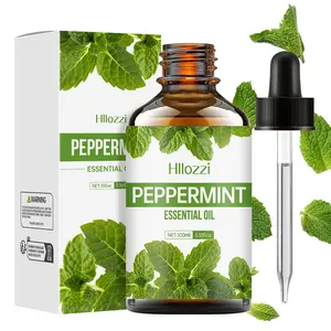 1pc 100ML Peppermint Essential Oil for Diffusers, Humidifiers, Home, Living Room, Bedroom, Bathroom, Improve Air Quality, Relieve Stress