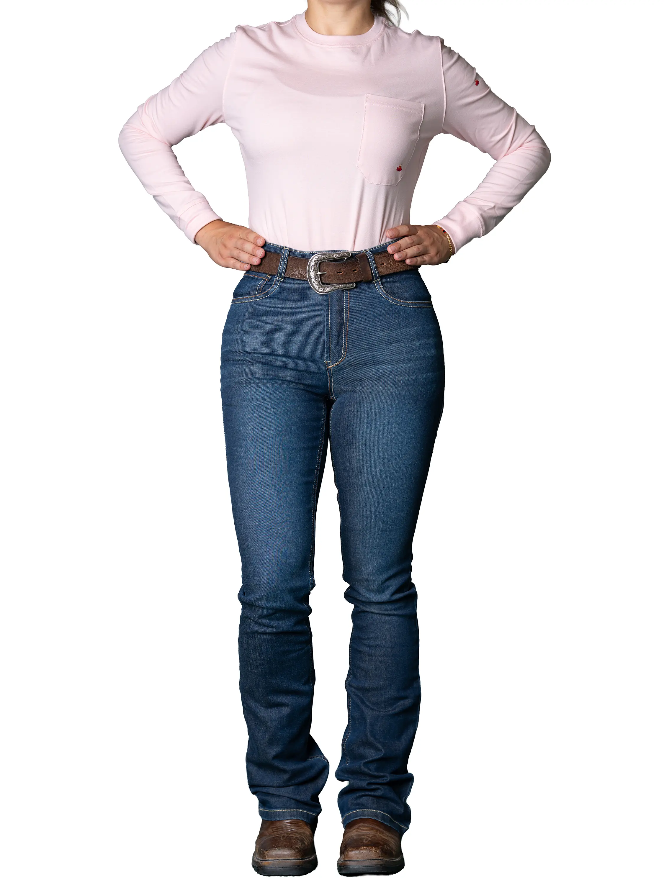 Classic Bootcut FR Jeans Spandex Workwear Womenswear Everyday