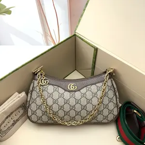 Pre-owned GUCCI Canvas Shoulder Bags 7.8'' R3079 Shoulder Bag C534991559 1109 T1 Chloe