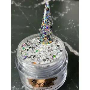 Acrylic Powder - Eclipse  high quality acrylic powder with Colorful glitter Accents