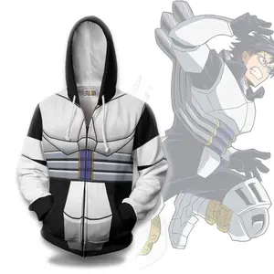 Pemagear Tenya Ida Cosplay Costume My Hero Academia 3D All Over Print Hoodie