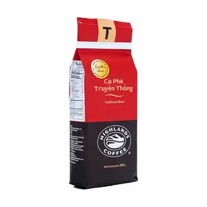 HIGHLANDS Coffee Vietnamese Ground Coffee - Pure Black Coffee Powder, 200g, Medium Roast for Moka Pot, Pour Over, Drip Coffee Makers