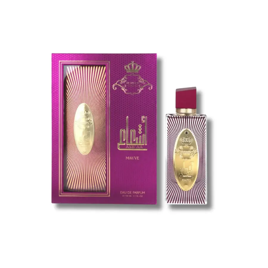 Arabiyat Ash'aa Mauve Eau De Parfum, Arabian Floral Scent for Women with Notes of Blueberry, Raspberry & Rose, 3.7 fl.oz, Arabian Scent Perfume, Self Care Products, Smelling Good, Feminine Energy, Single Item, 3 To 3.9 Fl Oz, Fruity, Arabian Ethnic Fragra