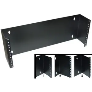 212 MAIN CableWholesale 4U Size Patch Panel - Rack-Mountable for Wall Installation