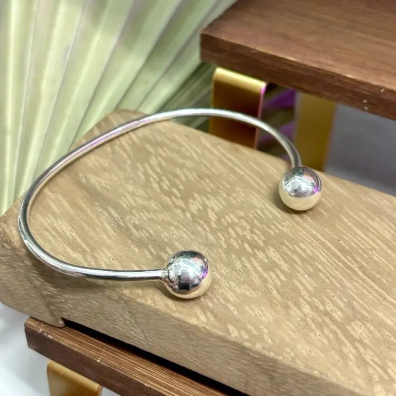 Silver 925 jewelry cuff bracelet - pulseras de plata óptima brazaletes