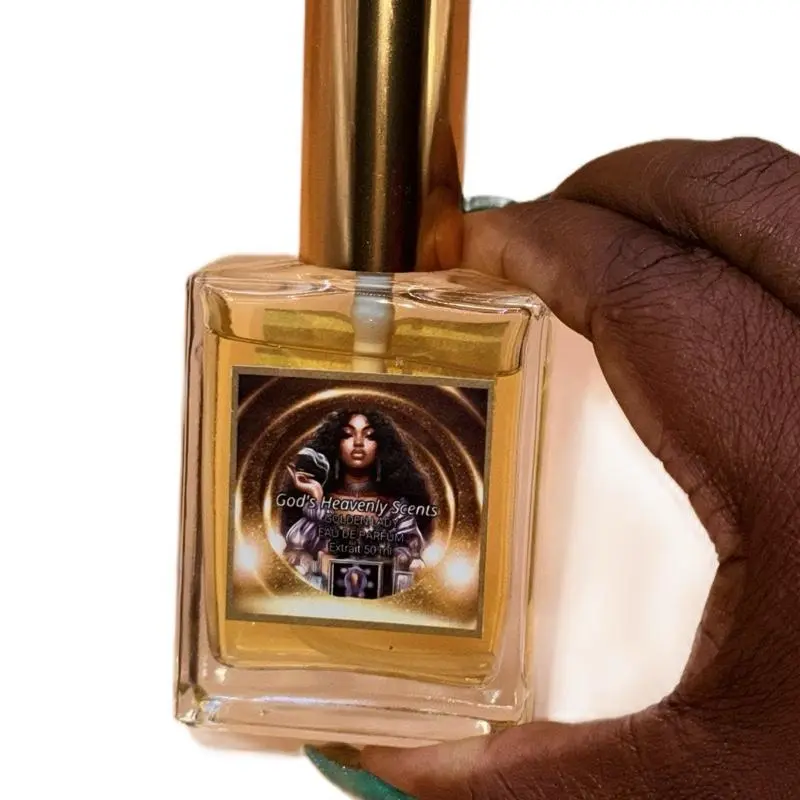 GodsHeavenlyScents Golden Lady Extrait EAU DE PARFUM Opulent Heavy Creamy Silky Smooth Vanilla Fragrance for Women's Elegance and Sensual Beauty